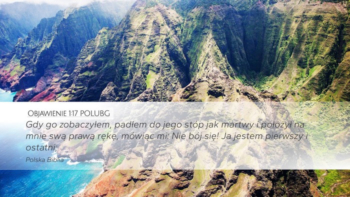 Objawienie 1:17 POLUBG Bible Verse Image