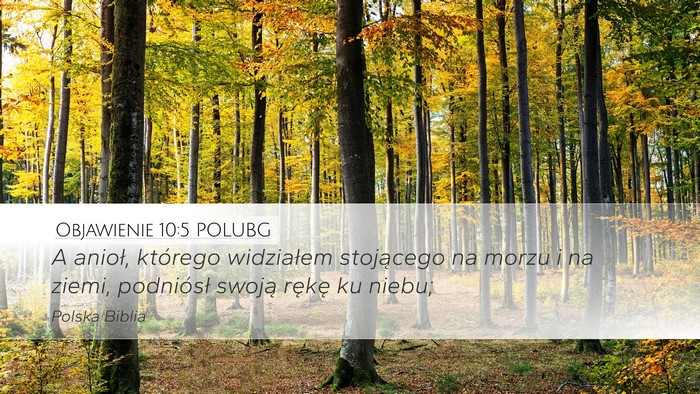 Objawienie 10:5 POLUBG Bible Verse Image