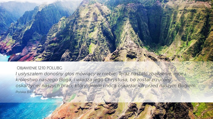 Objawienie 12:10 POLUBG Bible Verse Image