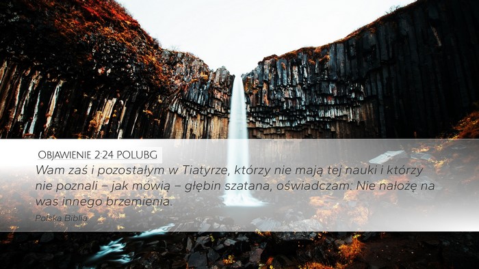 Objawienie 2:24 POLUBG Bible Verse Image