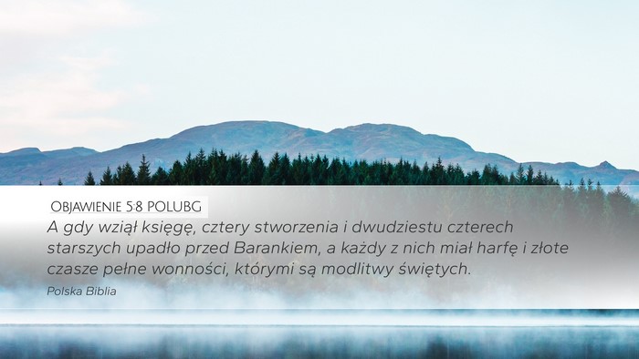 Objawienie 5:8 POLUBG Bible Verse Image