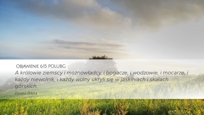 Objawienie 6:15 POLUBG Bible Verse Image