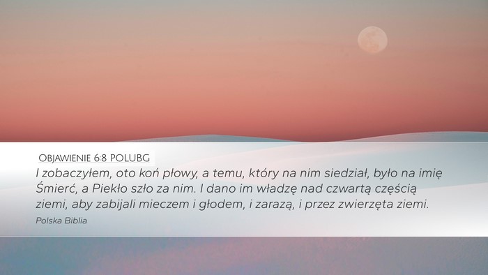 Objawienie 6:8 POLUBG Bible Verse Image