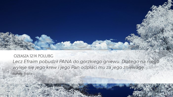 Ozeasza 12:14 POLUBG Bible Verse Image