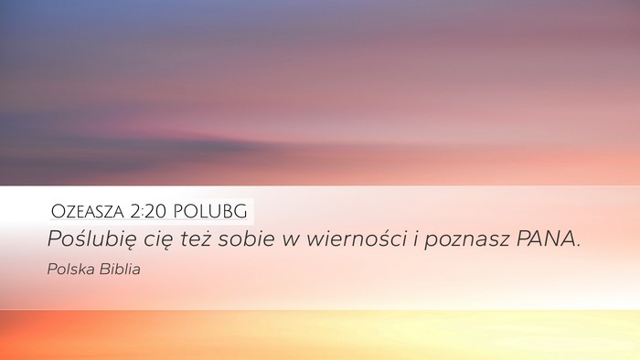 Ozeasza 2:20 POLUBG Bible Verse Image