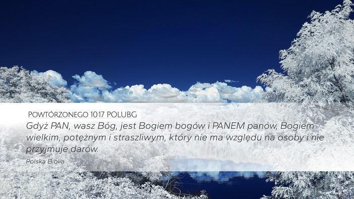 Powtórzonego 10:17 POLUBG Bible Verse Image