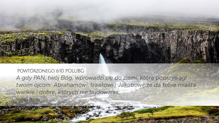 Powtórzonego 6:10 POLUBG Bible Verse Image