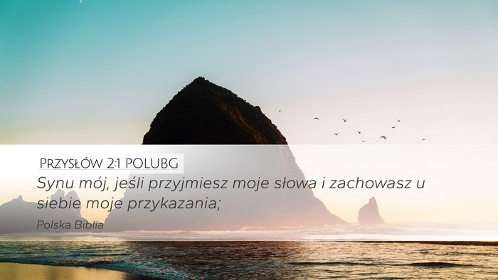 Przysłów 2:1 POLUBG Bible Verse Image