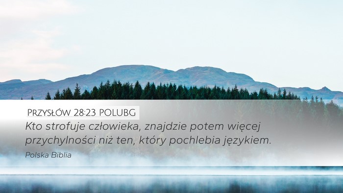 Przysłów 28:23 POLUBG Bible Verse Image