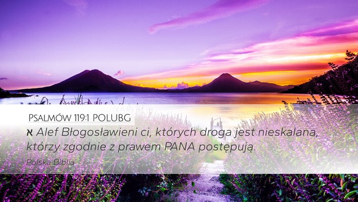 Psalmów 119:1 POLUBG Bible Verse Image