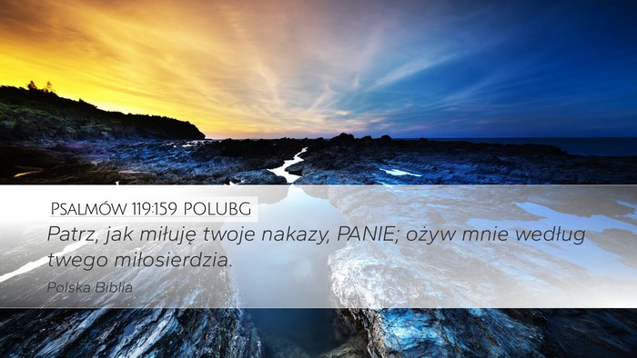 Psalmów 119:159 POLUBG Bible Verse Image