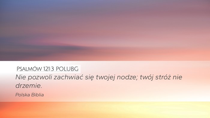 Psalmów 121:3 POLUBG Bible Verse Image
