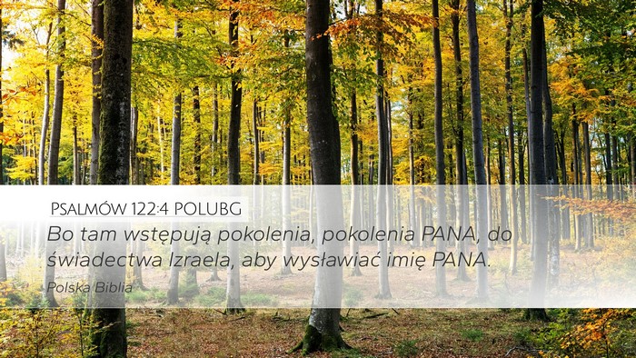 Psalmów 122:4 POLUBG Bible Verse Image