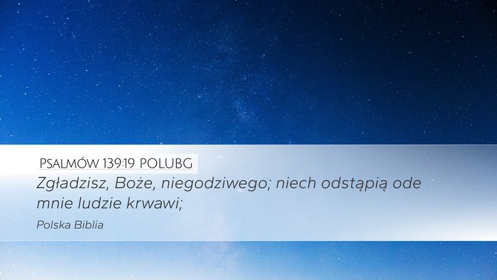 Psalmów 139:19 POLUBG Bible Verse Image