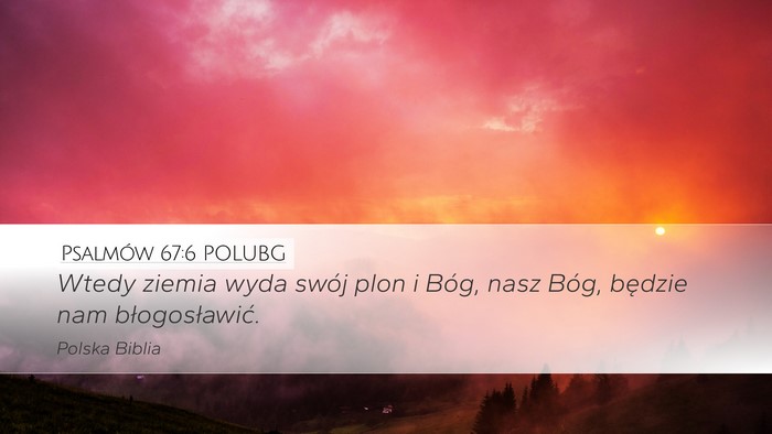 Psalmów 67:6 POLUBG Bible Verse Image