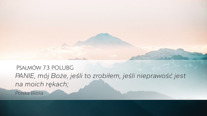 Psalmów 7:3 POLUBG Bible Verse Image