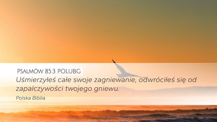 Psalmów 85:3 POLUBG Bible Verse Image