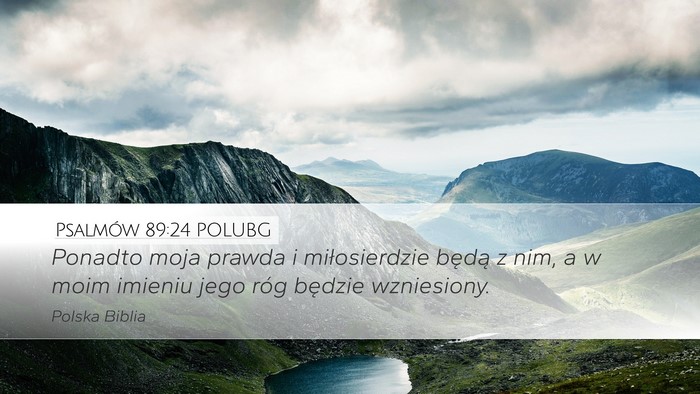Psalmów 89:24 POLUBG Bible Verse Image