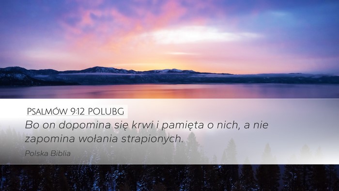 Psalmów 9:12 POLUBG Bible Verse Image