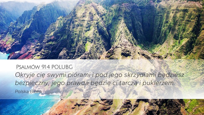 Psalmów 91:4 POLUBG Bible Verse Image