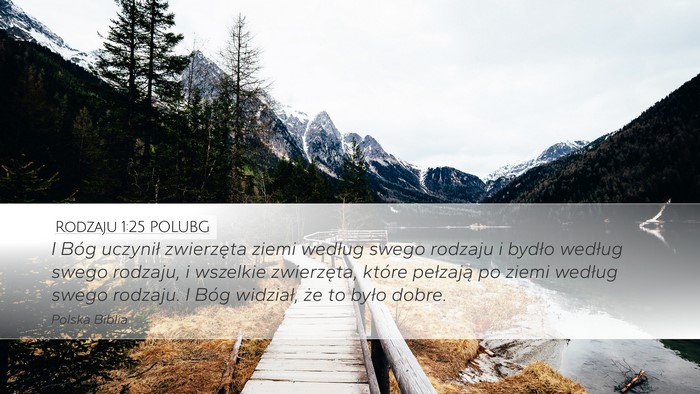 Rodzaju 1:25 POLUBG Bible Verse Image