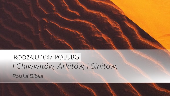 Rodzaju 10:17 POLUBG Bible Verse Image