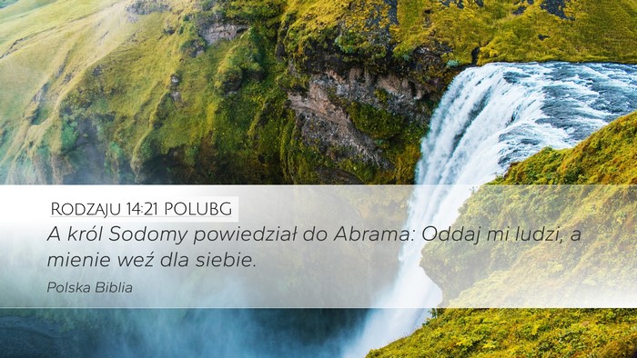 Rodzaju 14:21 POLUBG Bible Verse Image