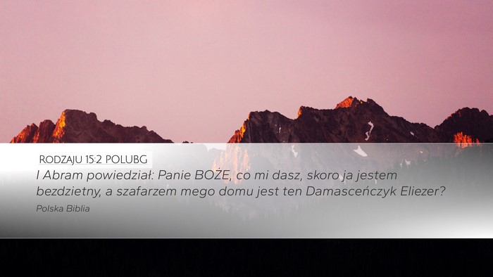 Rodzaju 15:2 POLUBG Bible Verse Image