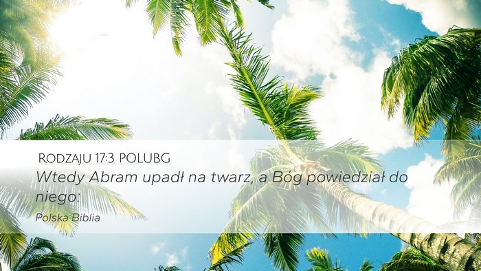 Rodzaju 17:3 POLUBG Bible Verse Image