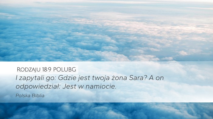 Rodzaju 18:9 POLUBG Bible Verse Image