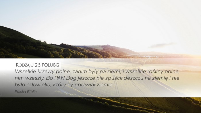 Rodzaju 2:5 POLUBG Bible Verse Image