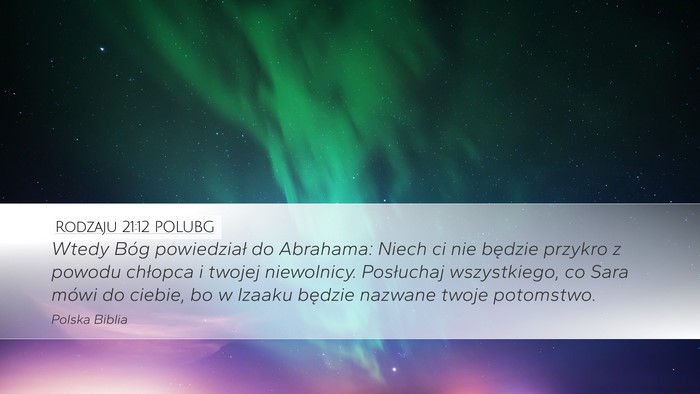 Rodzaju 21:12 POLUBG Bible Verse Image