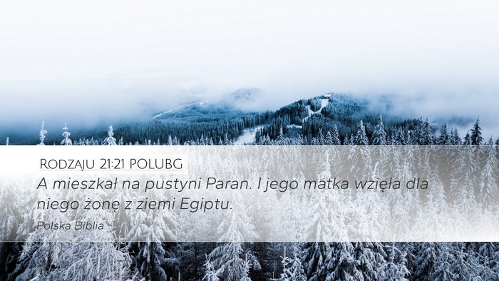Rodzaju 21:21 POLUBG Bible Verse Image