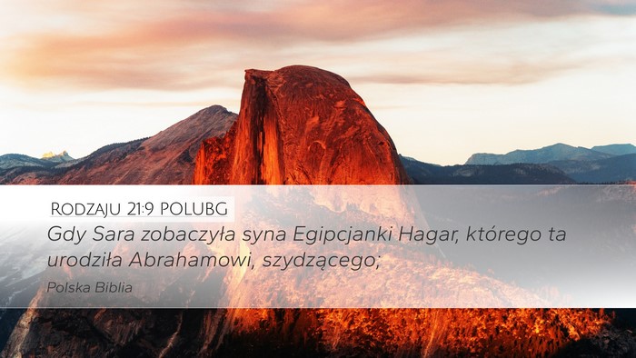 Rodzaju 21:9 POLUBG Bible Verse Image
