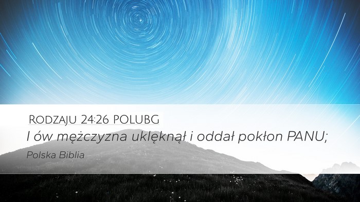 Rodzaju 24:26 POLUBG Bible Verse Image