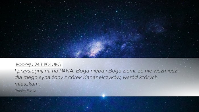 Rodzaju 24:3 POLUBG Bible Verse Image