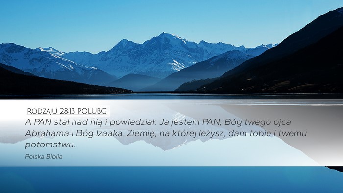 Rodzaju 28:13 POLUBG Bible Verse Image