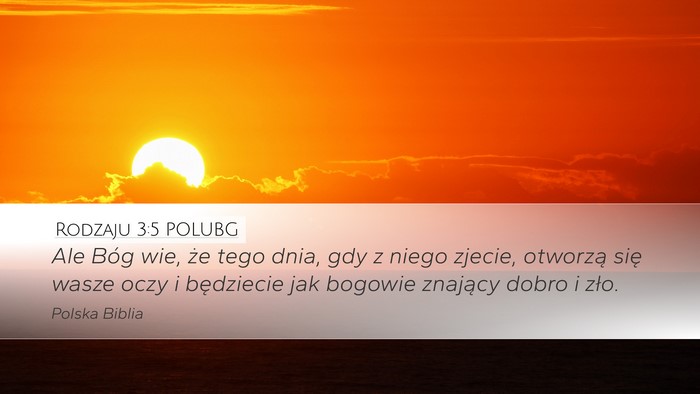 Rodzaju 3:5 POLUBG Bible Verse Image