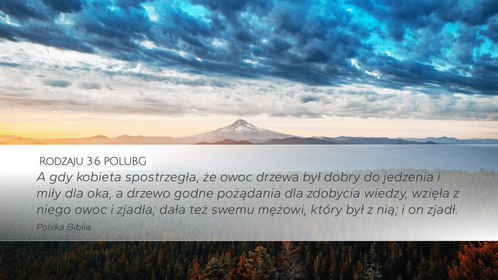 Rodzaju 3:6 POLUBG Bible Verse Image