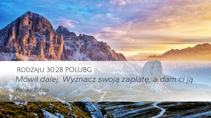 Rodzaju 30:28 POLUBG Bible Verse Image