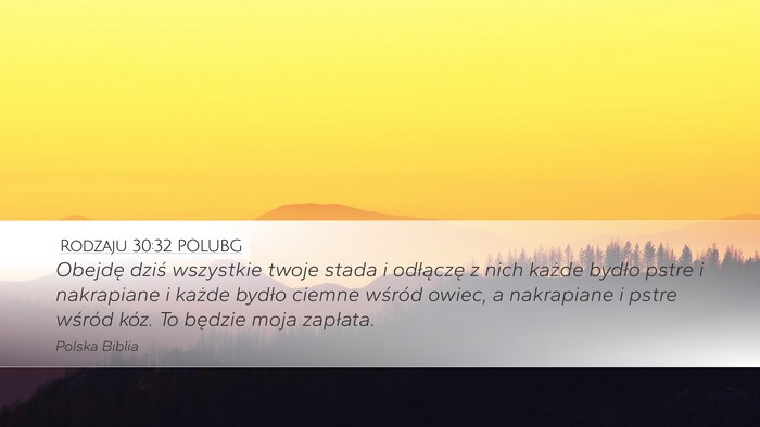 Rodzaju 30:32 POLUBG Bible Verse Image