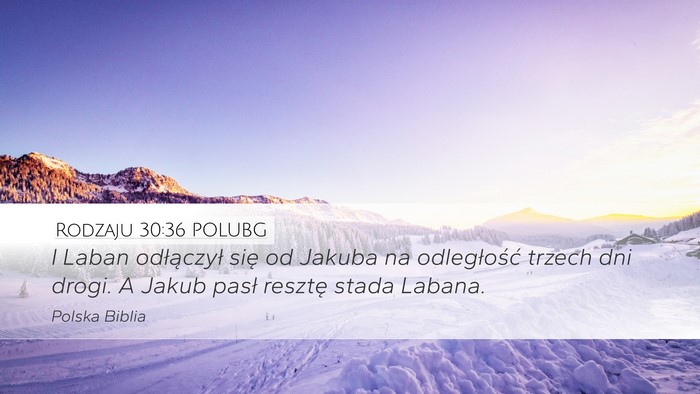 Rodzaju 30:36 POLUBG Bible Verse Image