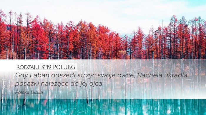 Rodzaju 31:19 POLUBG Bible Verse Image