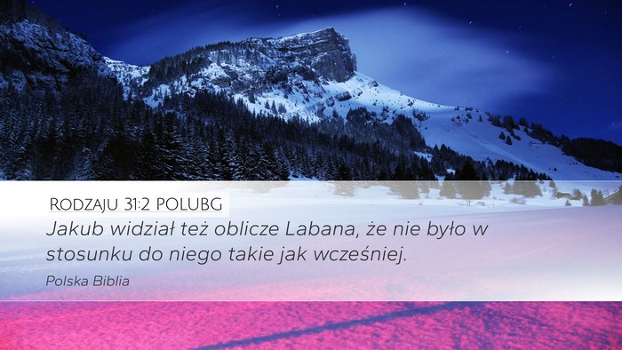 Rodzaju 31:2 POLUBG Bible Verse Image