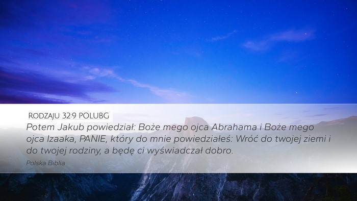 Rodzaju 32:9 POLUBG Bible Verse Image