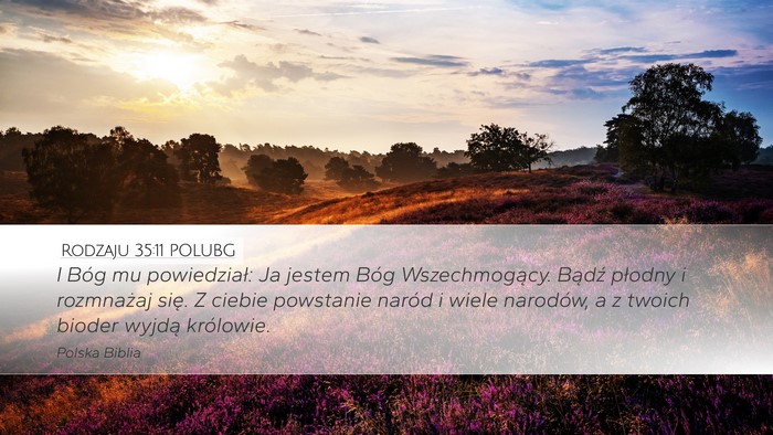 Rodzaju 35:11 POLUBG Bible Verse Image
