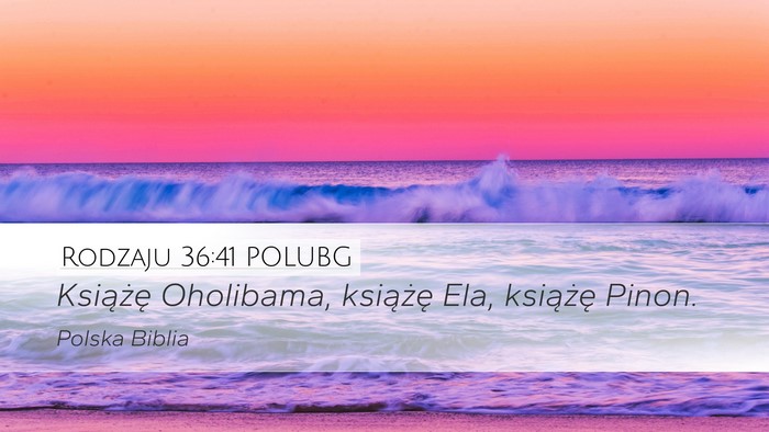 Rodzaju 36:41 POLUBG Bible Verse Image