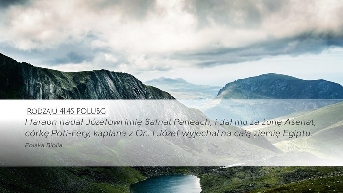 Rodzaju 41:45 POLUBG Bible Verse Image