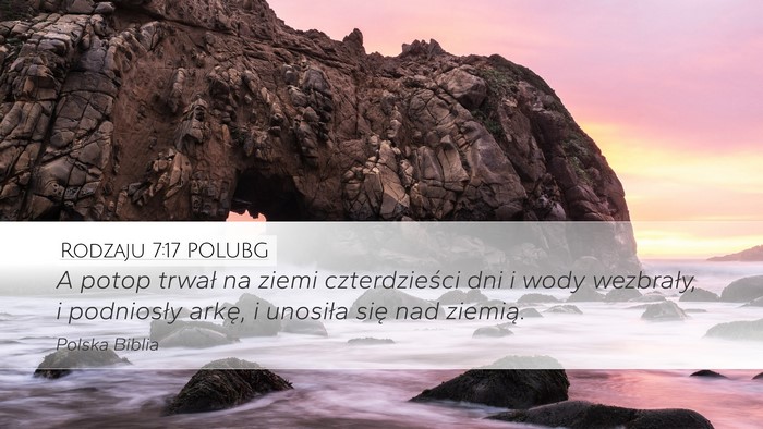 Rodzaju 7:17 POLUBG Bible Verse Image