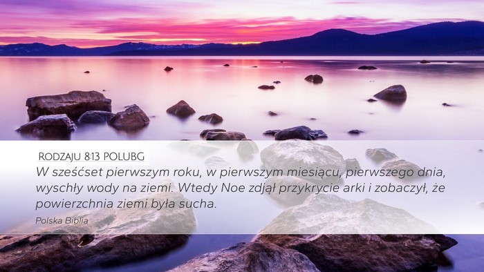 Rodzaju 8:13 POLUBG Bible Verse Image